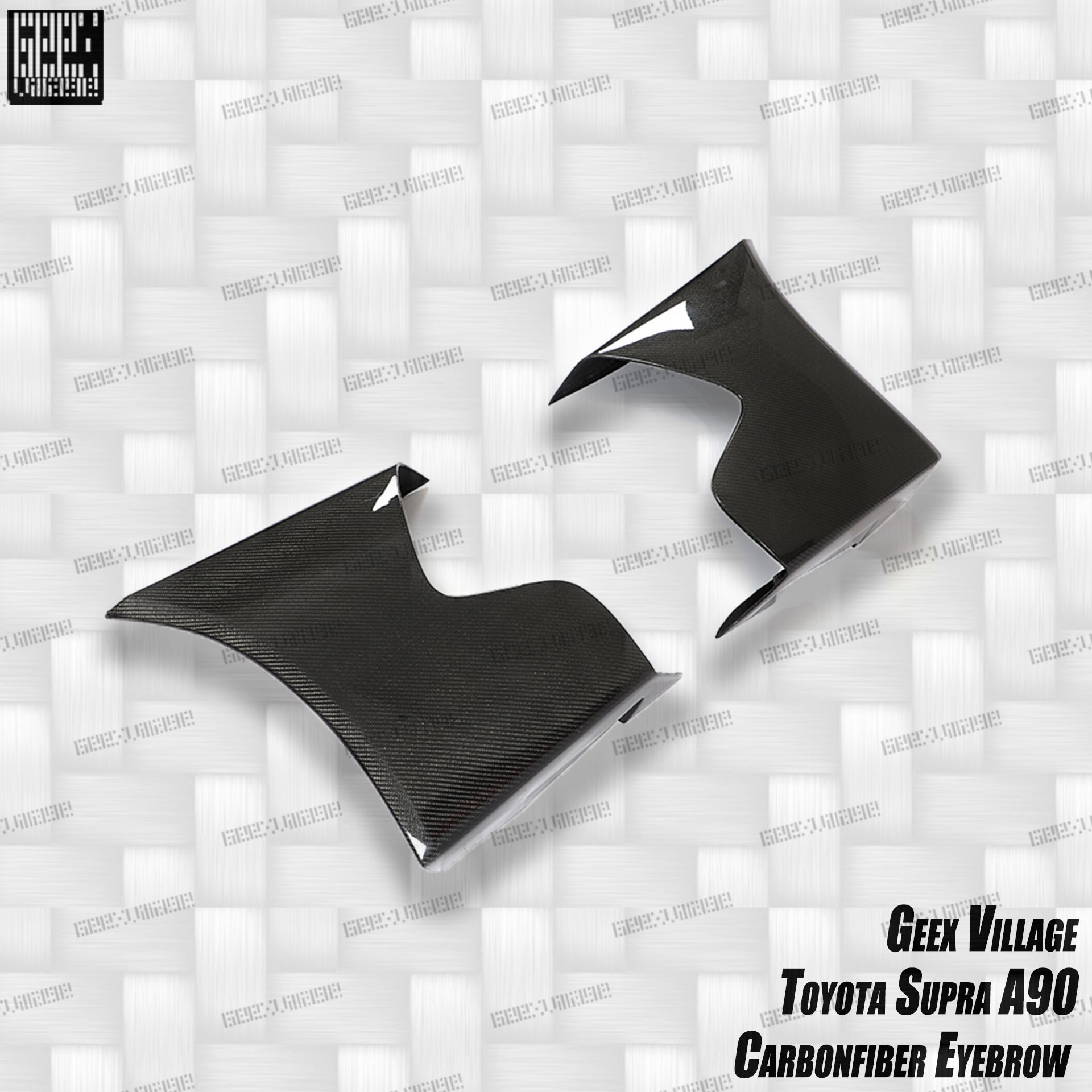 Toyota Supra MK5 A90 A91 3.0 2.0 2020-ON with Aftermarket Parts - Unicorn GT3 Widebody Fender Flares, Wheel Arches, and Side Skirts Carbon Fiber/FRP from Geex Village