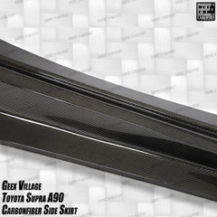 Toyota Supra MK5 A90 A91 3.0 2.0 2020-ON with Aftermarket Parts - Unicorn GT3 Widebody Fender Flares, Wheel Arches, and Side Skirts Carbon Fiber/FRP from Geex Village