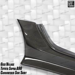 Toyota Supra MK5 A90 A91 3.0 2.0 2020-ON with Aftermarket Parts - Unicorn GT3 Widebody Fender Flares, Wheel Arches, and Side Skirts Carbon Fiber/FRP from Geex Village