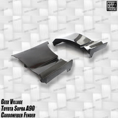 Toyota Supra MK5 A90 A91 3.0 2.0 2020-ON with Aftermarket Parts - Unicorn GT3 Widebody Fender Flares, Wheel Arches, and Side Skirts Carbon Fiber/FRP from Geex Village