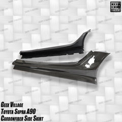 Toyota Supra MK5 A90 A91 3.0 2.0 2020-ON with Aftermarket Parts - Unicorn GT3 Widebody Fender Flares, Wheel Arches, and Side Skirts Carbon Fiber/FRP from Geex Village