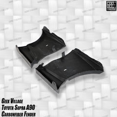 Toyota Supra MK5 A90 A91 3.0 2.0 2020-ON with Aftermarket Parts - Unicorn GT3 Widebody Fender Flares, Wheel Arches, and Side Skirts Carbon Fiber/FRP from Geex Village