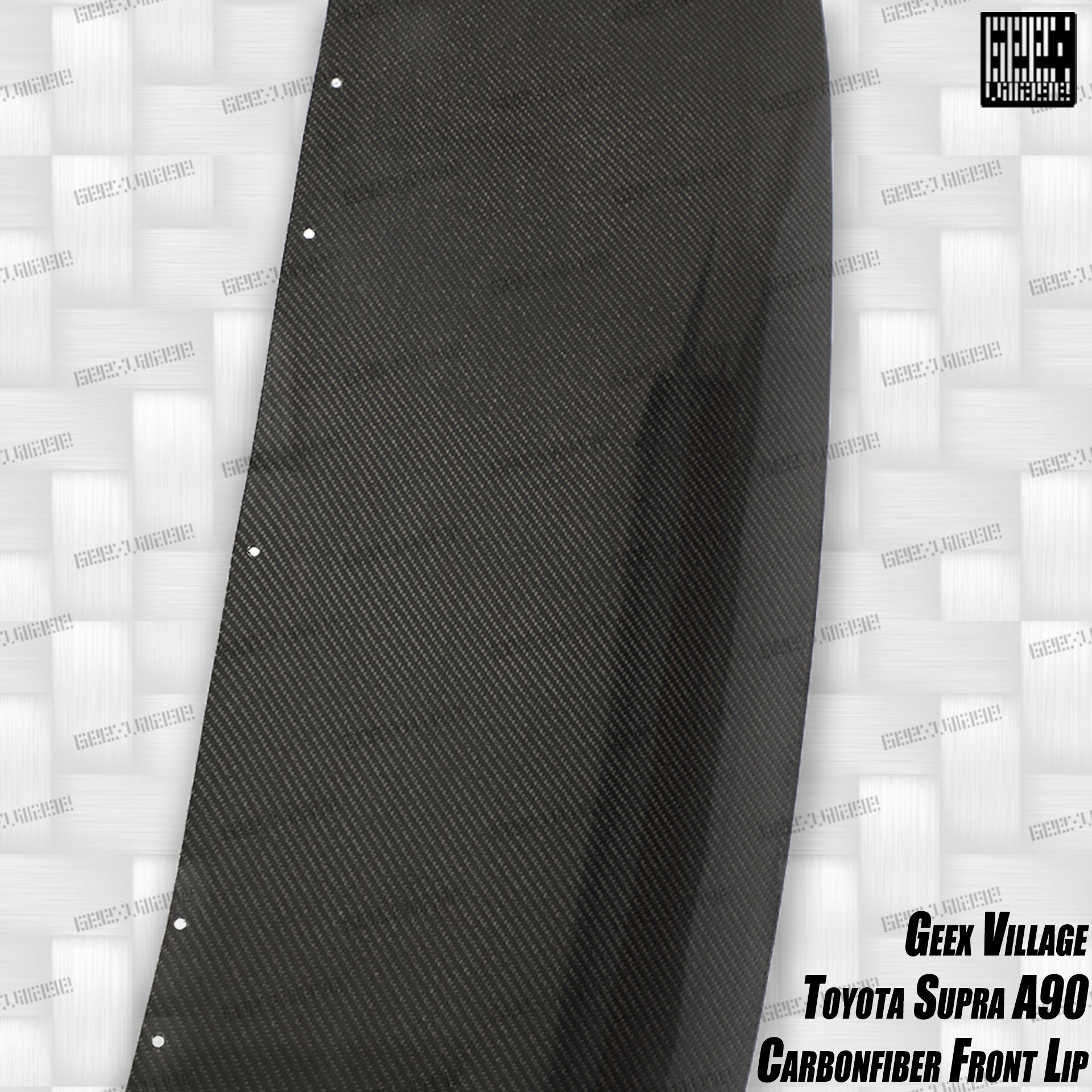 Toyota Supra MK5 A90 A91 3.0 2.0 2020-ON with Aftermarket Parts - Unicorn GT3 Widebody Front Lip Carbon Fiber/FRP from Geex Village