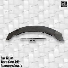 Toyota Supra MK5 A90 A91 3.0 2.0 2020-ON with Aftermarket Parts - Unicorn GT3 Widebody Front Lip Carbon Fiber/FRP from Geex Village