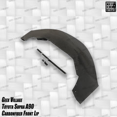Toyota Supra MK5 A90 A91 3.0 2.0 2020-ON with Aftermarket Parts - Unicorn GT3 Widebody Front Lip Carbon Fiber/FRP from Geex Village