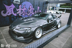 Toyota Supra MK5 A90 A91 3.0 2.0 2020-ON with Aftermarket Parts - Unicorn GT3 Widebody Front Lip Carbon Fiber/FRP from Geex Village
