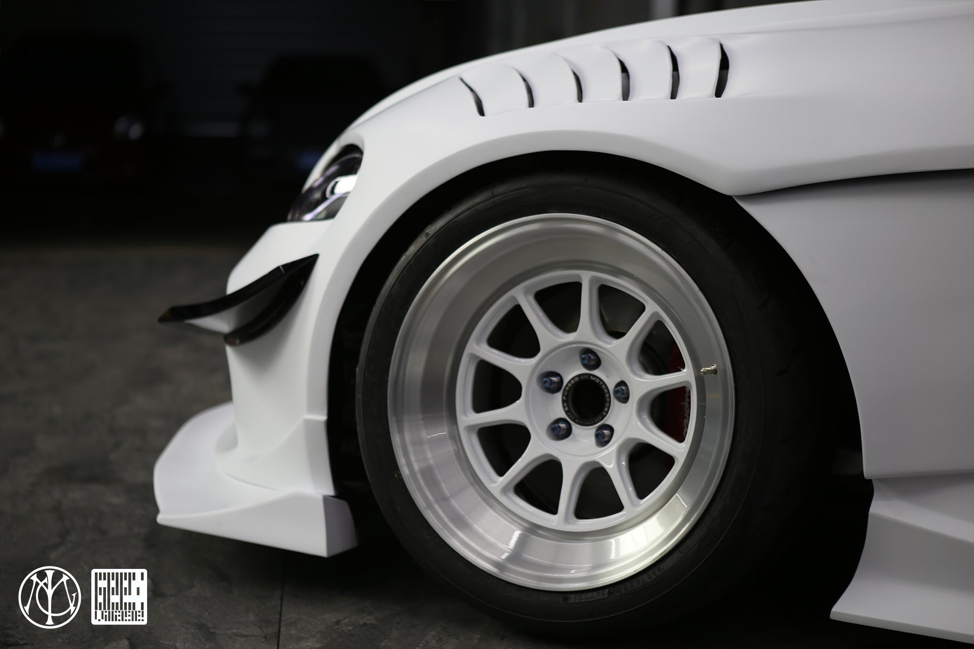 Toyota Supra MK5 A90 A91 3.0 2.0 2020-ON with Aftermarket Parts - Unicorn GT3 Widebody Front Lip Carbon Fiber/FRP from Geex Village