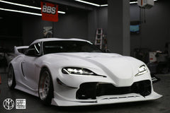 Toyota Supra MK5 A90 A91 3.0 2.0 2020-ON with Aftermarket Parts - Unicorn GT3 Widebody Front Lip Carbon Fiber/FRP from Geex Village