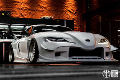 Toyota Supra MK5 A90 A91 3.0 2.0 2020-ON with Aftermarket Parts - Unicorn GT3 Widebody Front Lip Carbon Fiber/FRP from Geex Village
