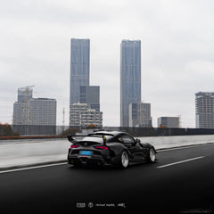 Toyota Supra MK5 A90 A91 3.0 2.0 Coupe 2020-ON with Aftermarket Parts - Unicorn GT3 Widebody Rear Wing Carbon Fiber/FRP from Geex Village