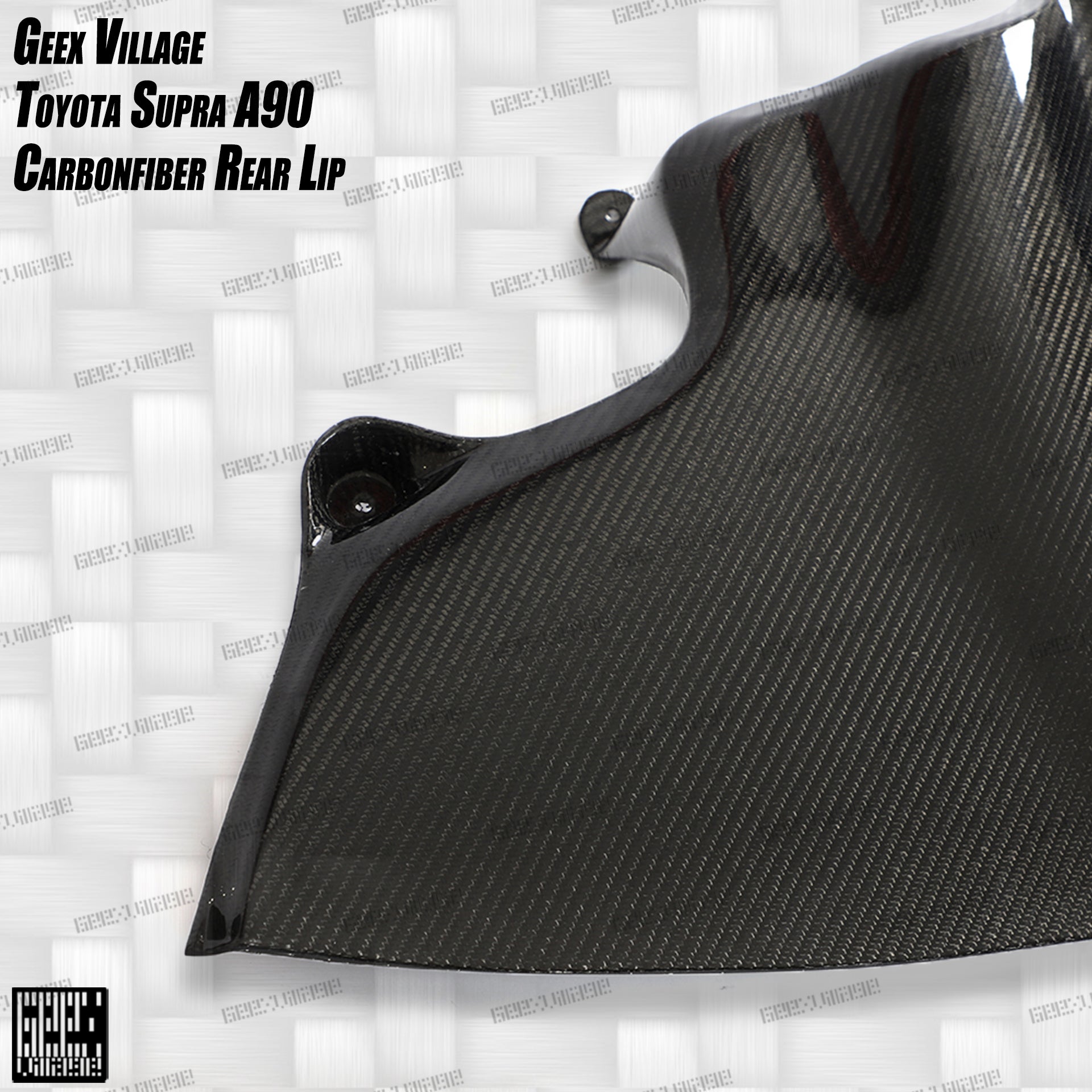 Toyota Supra MK5 A90 A91 3.0 2.0 2020-ON with Aftermarket Parts - Unicorn GT3 Widebody Rear Diffuser & Widebody Rear Diffuser Undertray & Widebody Rear Canards Carbon Fiber/FRP from Geex Village