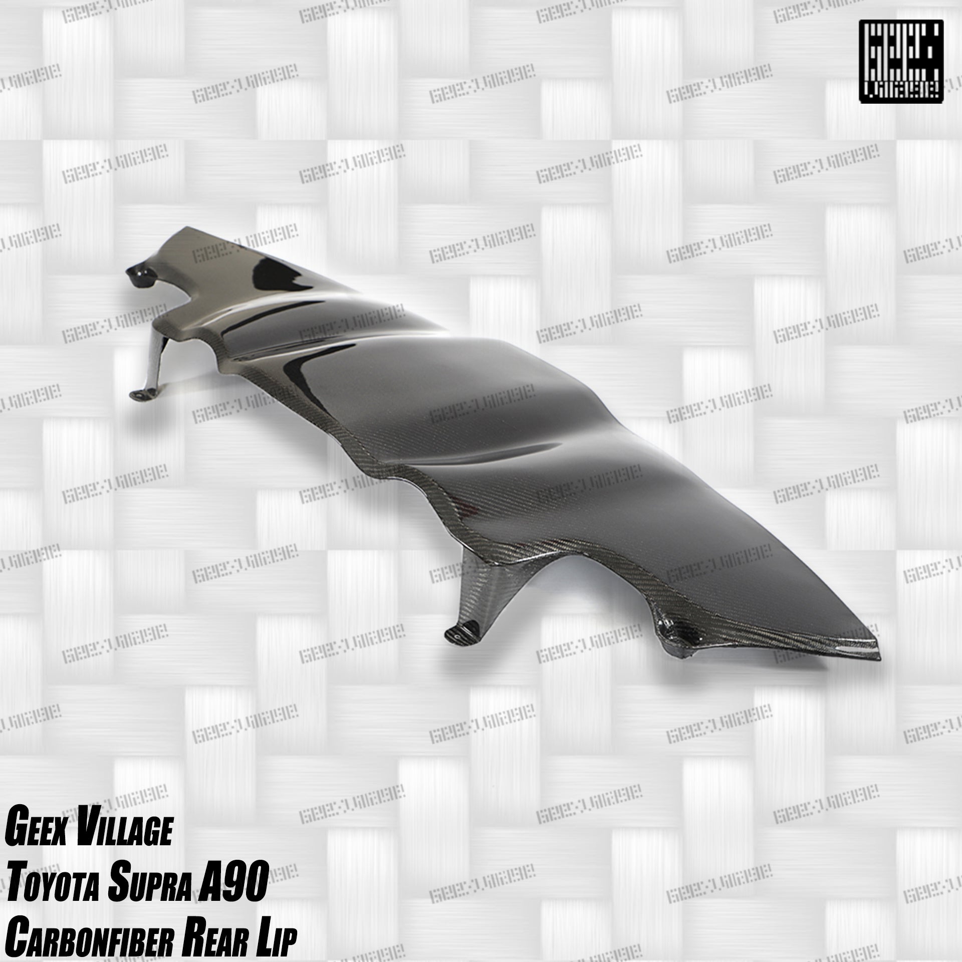 Toyota Supra MK5 A90 A91 3.0 2.0 2020-ON with Aftermarket Parts - Unicorn GT3 Widebody Rear Diffuser & Widebody Rear Diffuser Undertray & Widebody Rear Canards Carbon Fiber/FRP from Geex Village