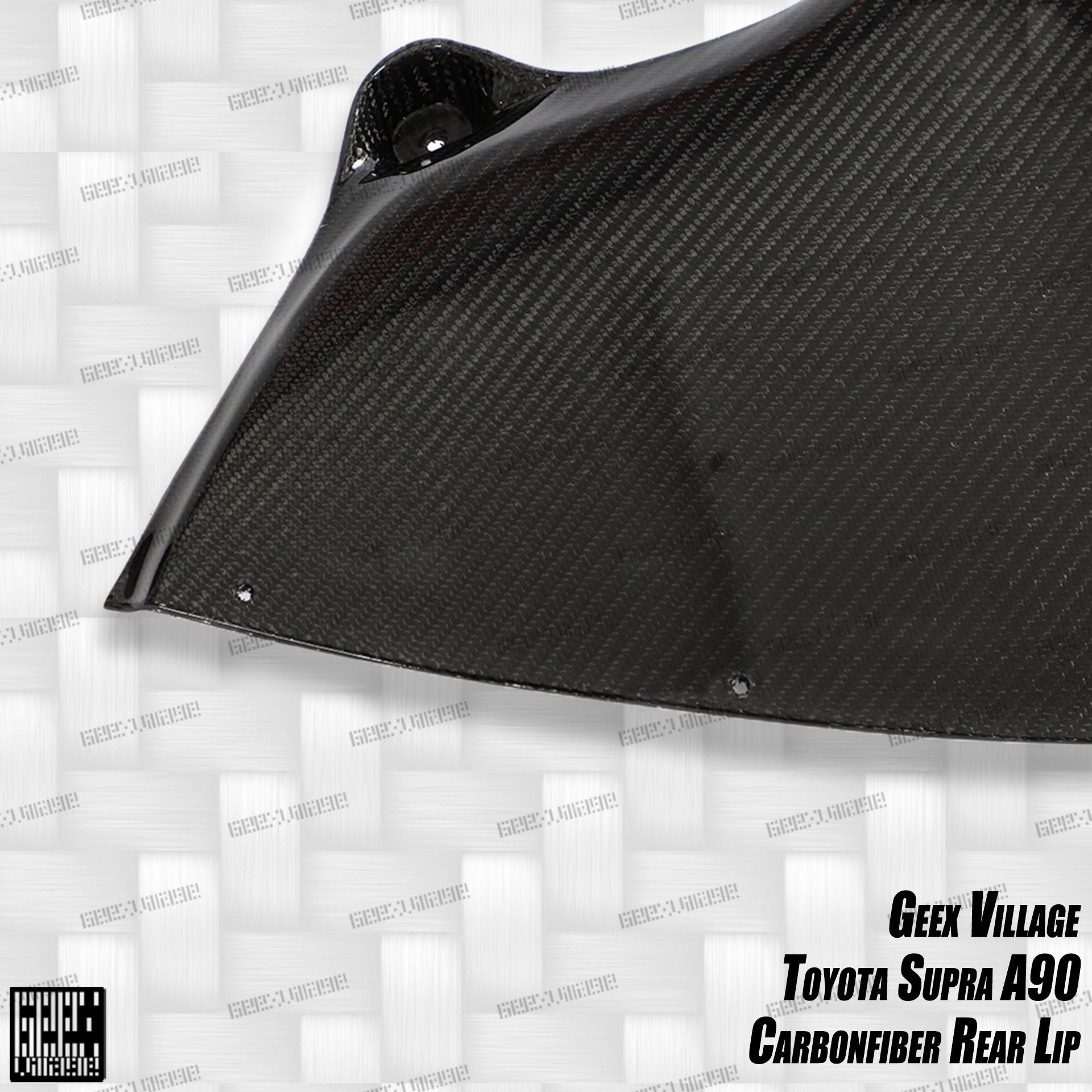 Toyota Supra MK5 A90 A91 3.0 2.0 2020-ON with Aftermarket Parts - Unicorn GT3 Widebody Rear Diffuser & Widebody Rear Diffuser Undertray & Widebody Rear Canards Carbon Fiber/FRP from Geex Village