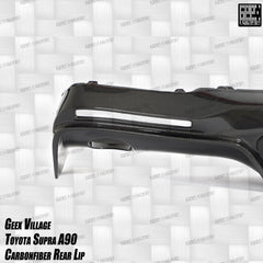Toyota Supra MK5 A90 A91 3.0 2.0 2020-ON with Aftermarket Parts - Unicorn GT3 Widebody Rear Diffuser & Widebody Rear Diffuser Undertray & Widebody Rear Canards Carbon Fiber/FRP from Geex Village