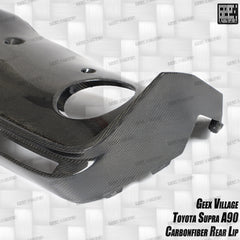 Toyota Supra MK5 A90 A91 3.0 2.0 2020-ON with Aftermarket Parts - Unicorn GT3 Widebody Rear Diffuser & Widebody Rear Diffuser Undertray & Widebody Rear Canards Carbon Fiber/FRP from Geex Village