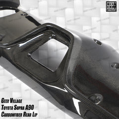 Toyota Supra MK5 A90 A91 3.0 2.0 2020-ON with Aftermarket Parts - Unicorn GT3 Widebody Rear Diffuser & Widebody Rear Diffuser Undertray & Widebody Rear Canards Carbon Fiber/FRP from Geex Village