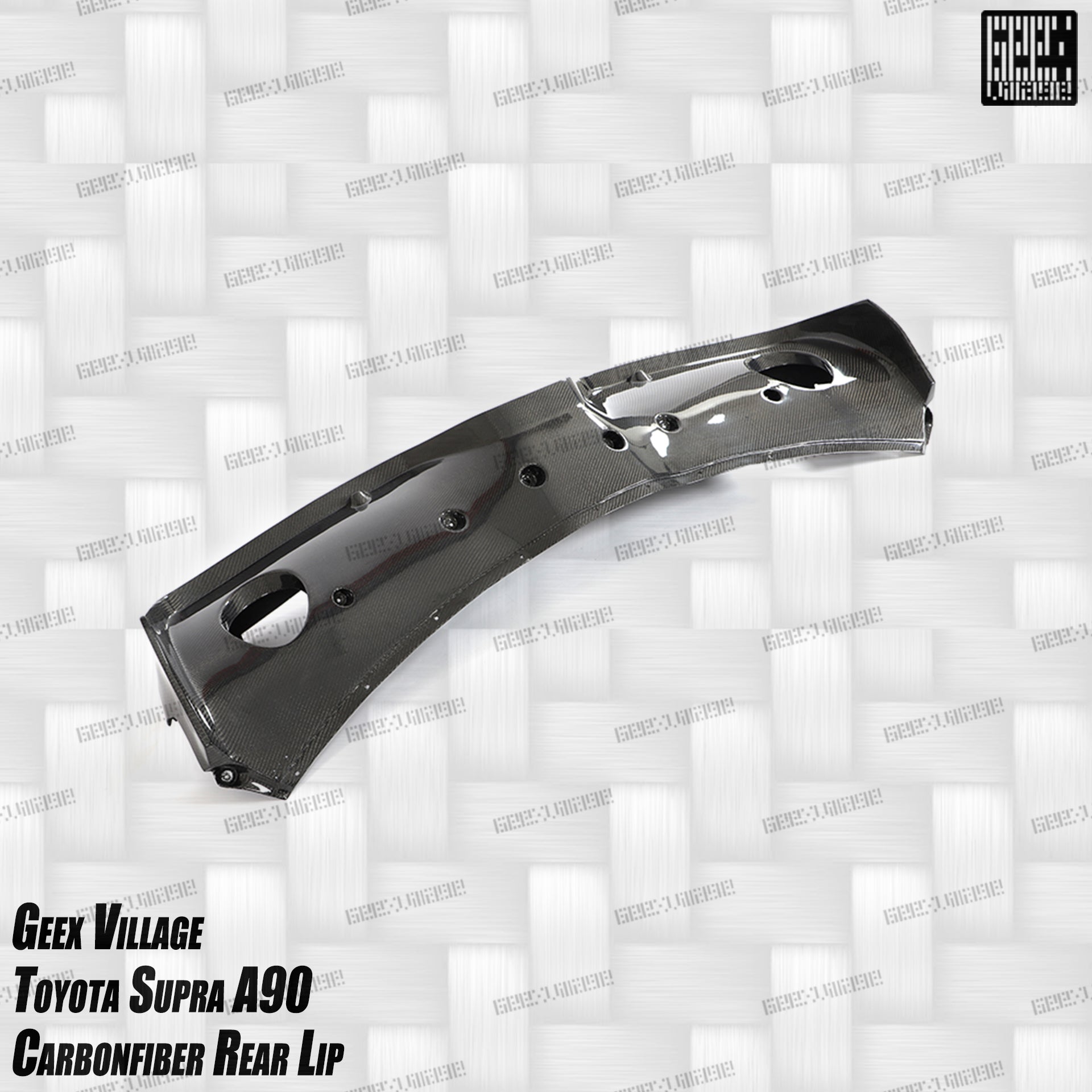 Toyota Supra MK5 A90 A91 3.0 2.0 2020-ON with Aftermarket Parts - Unicorn GT3 Widebody Rear Diffuser & Widebody Rear Diffuser Undertray & Widebody Rear Canards Carbon Fiber/FRP from Geex Village