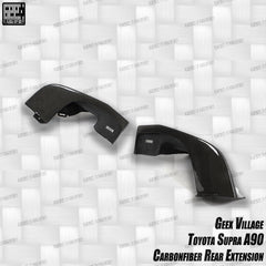 Toyota Supra MK5 A90 A91 3.0 2.0 2020-ON with Aftermarket Parts - Unicorn GT3 Widebody Rear Diffuser & Widebody Rear Diffuser Undertray & Widebody Rear Canards Carbon Fiber/FRP from Geex Village