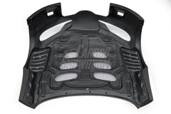 Toyota Supra MK5 A90 A91 3.0 2.0 2020-ON with Aftermarket Parts - Unicorn GT3 Clamshell Hood and Front Bumper & Steel Brackets and Cable for Clamshell Hood and Bumper Carbon Fiber/FRP/Steel from Geex Village