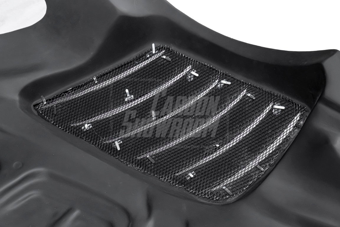 Toyota Supra MK5 A90 A91 3.0 2.0 2020-ON with Aftermarket Parts - Unicorn GT3 Clamshell Hood and Front Bumper & Steel Brackets and Cable for Clamshell Hood and Bumper Carbon Fiber/FRP/Steel from Geex Village