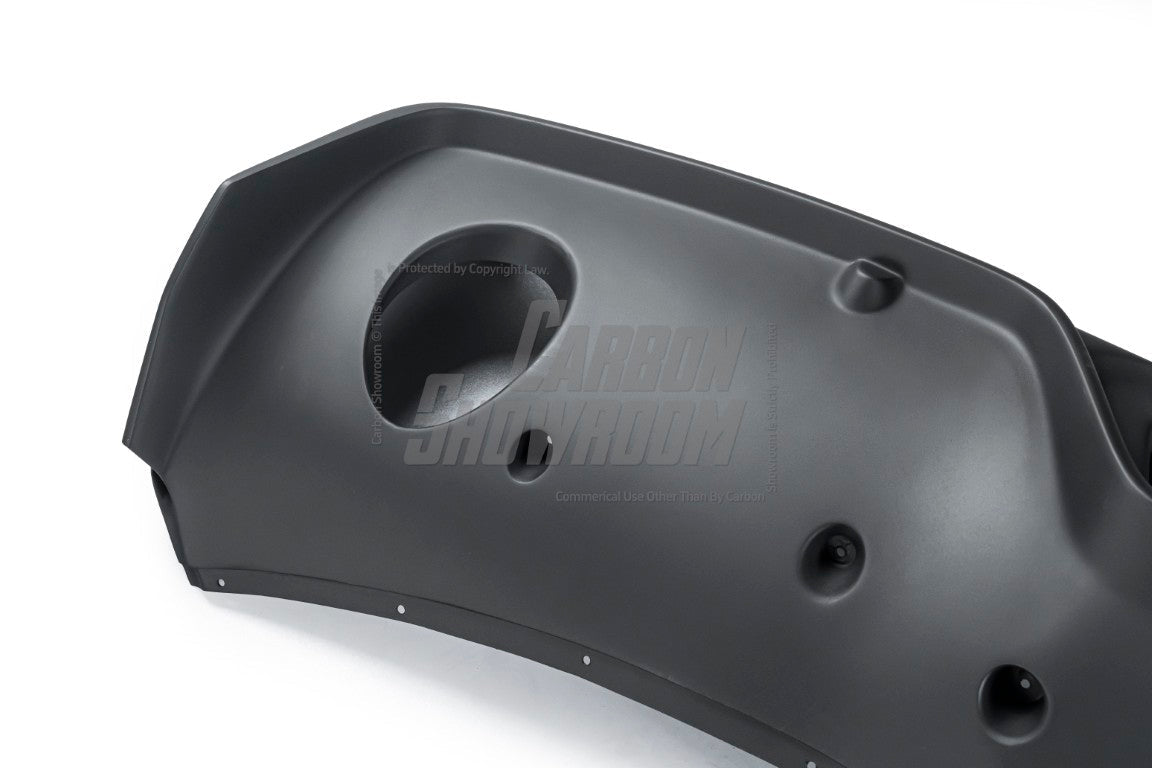 Toyota Supra MK5 A90 A91 3.0 2.0 2020-ON with Aftermarket Parts - Unicorn GT3 Widebody Rear Diffuser & Widebody Rear Diffuser Undertray & Widebody Rear Canards Carbon Fiber/FRP from Geex Village