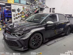 Volkswagen Golf GTI R MK8 2022-ON with Aftermarket Parts - Side Skirts and Extension Carbon Fiber from Geex Village