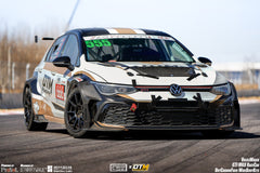 Volkswagen Golf GTI & R-Line MK8 2022 2023 2024 with Aftermarket Parts - Front Bumper Cutout&nbsp;Carbon Fiber from Geex Village