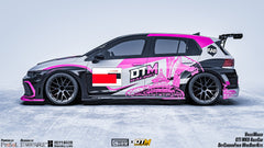 Volkswagen Golf GTI R MK8 2022-ON with Aftermarket Parts - Side Skirts and Extension Carbon Fiber from Geex Village