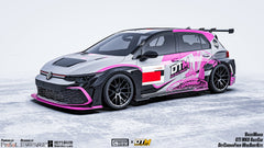 Volkswagen Golf GTI R MK8 2022-ON with Aftermarket Parts - Side Skirts and Extension Carbon Fiber from Geex Village