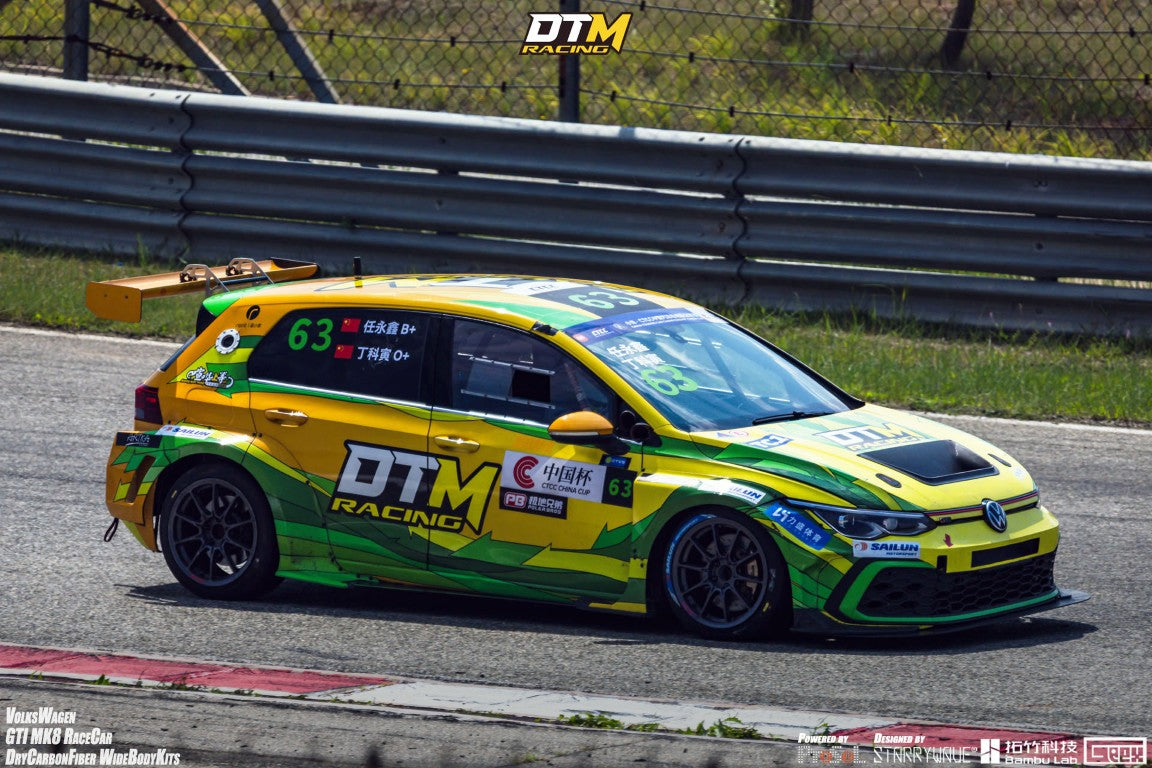 Volkswagen Golf GTI R MK8 2022-ON with Aftermarket Parts - Side Skirts and Extension Carbon Fiber from Geex Village