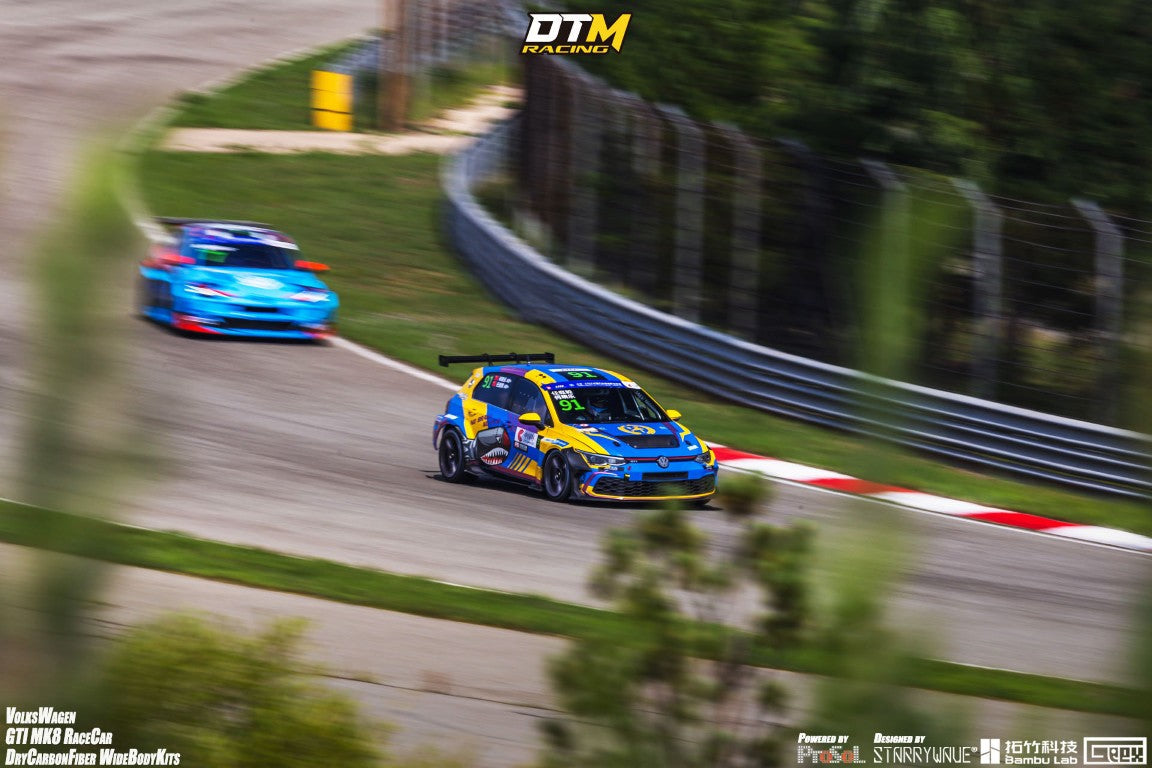 Volkswagen Golf GTI R MK8 2022-ON with Aftermarket Parts - Side Skirts and Extension Carbon Fiber from Geex Village