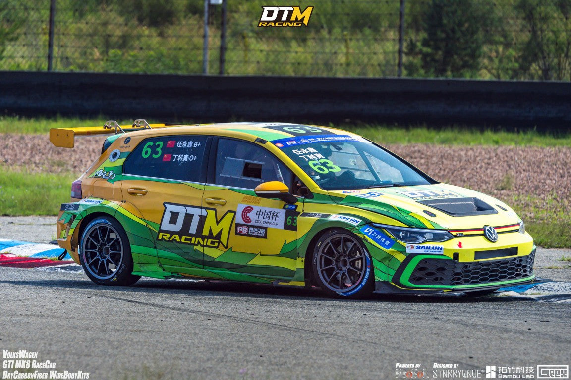 Volkswagen Golf GTI R MK8 2022-ON with Aftermarket Parts - Side Skirts and Extension Carbon Fiber from Geex Village