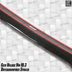 Volkswagen ID.3 Pro Performance / S E11E12 2018-ON with Aftermarket Parts - V2 Rear Roof Spoiler Carbon Fiber from Geex Village