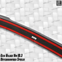 Volkswagen ID.3 Pro Performance / S E11E12 2018-ON with Aftermarket Parts - V2 Rear Roof Spoiler Carbon Fiber from Geex Village