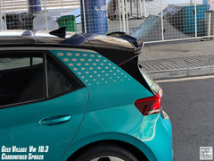 Volkswagen ID.3 Pro Performance / S E11E12 2018-ON with Aftermarket Parts - V2 Rear Roof Spoiler Carbon Fiber from Geex Village