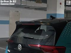 Volkswagen ID.3 Pro Performance / S E11E12 2018-ON with Aftermarket Parts - V2 Rear Roof Spoiler Carbon Fiber from Geex Village