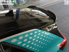 Volkswagen ID.3 Pro Performance / S E11E12 2018-ON with Aftermarket Parts - V2 Rear Roof Spoiler Carbon Fiber from Geex Village