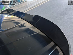 Volkswagen ID.3 Pro Performance / S E11E12 2018-ON with Aftermarket Parts - V2 Rear Roof Spoiler Carbon Fiber from Geex Village