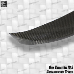 Volkswagen ID.3 Pro Performance / S E11E12 2018-ON with Aftermarket Parts - V2 Rear Roof Spoiler Carbon Fiber from Geex Village