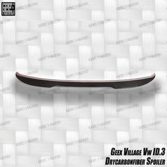 Volkswagen ID.3 Pro Performance / S E11E12 2018-ON with Aftermarket Parts - V2 Rear Roof Spoiler Carbon Fiber from Geex Village