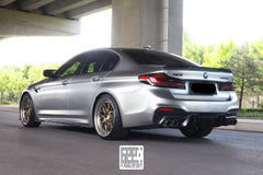 BMW M5C M5 F90 2018 2019 2020 2021 2022 2023 2024 & 5 Series M550 540 G30 2017 2018 2019 2020 2021 2022 2023 (Fits both Pre-LCI & LCI) with Aftermarket Parts - Side Skirts Carbon Fiber from Geex Village