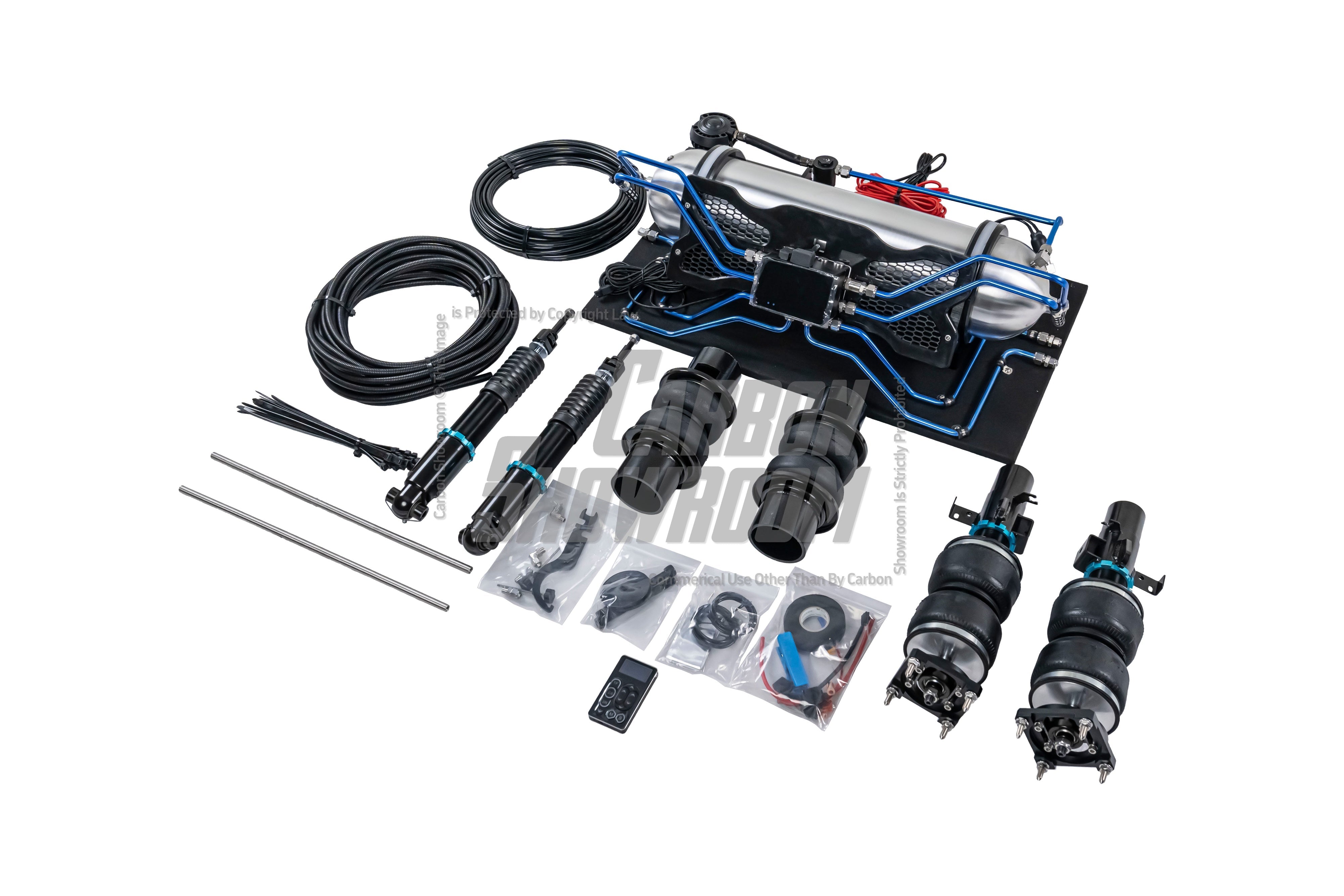 BMW 5 Series 540i M550i 4cyl 6cyl 8cyl G30 2017-ON with Aftermarket Parts - Air Suspension Kit from Hovercraft Suspension
