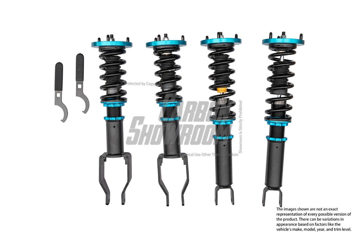Tesla Model 3 Performance Long Range Standard Base RWD 2017 2018 2019 2020 2021 2022 2023 with Aftermarket Parts - Street & Track Version Coilover Suspension Kit from Hovercraft Suspension