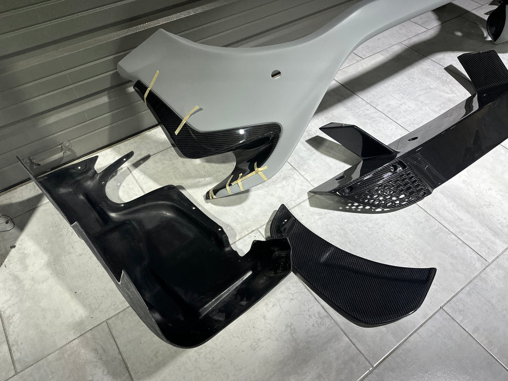 Aero Republic 720S to 765LT Conversion Carbon Fiber Rear Bumper & Diff ...