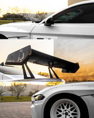 Robot Craftsman "CAVALIER" Rear Trunk Deck Lid Cover for Ford Mustang GT March1 Bullitt S550.1/2 Carbon Fiber/FRP