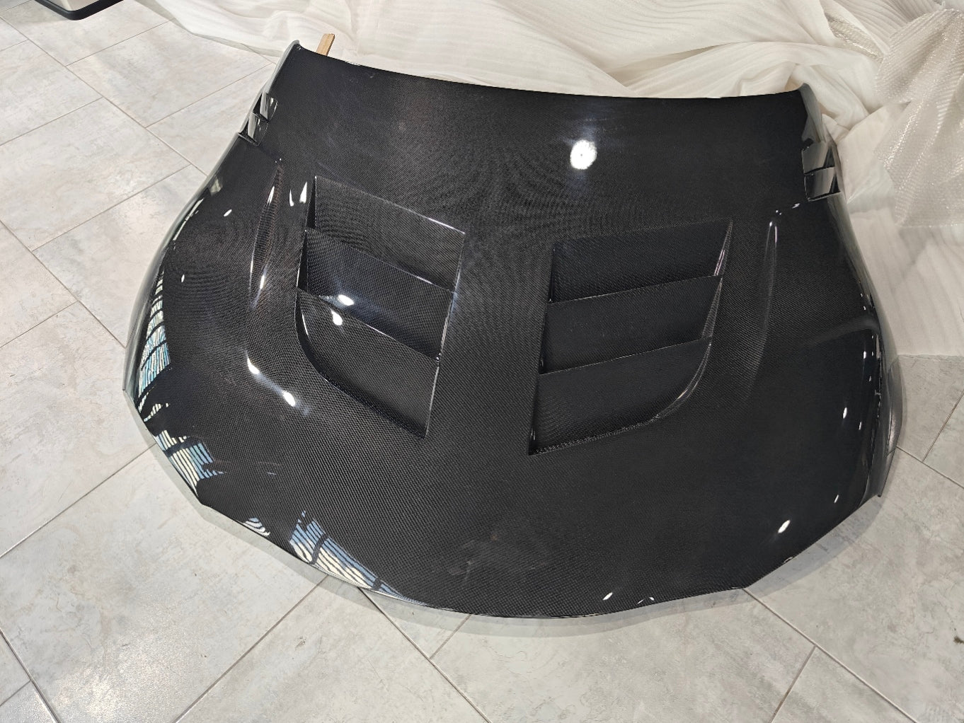 Aero Republic Carbon Fiber Hood Bonnet TS Style for Toyota Supra A90 A91 2020 2021 2022 - Performance SpeedShop