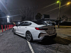 BMW 8 Series M850 840 G16 2018-ON with Aftermarket Parts - Side Skirts Pre-preg Carbon Fiber from Karbel Carbon