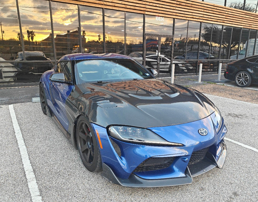 EPR Carbon Fiber Hood Bonnet LB Style for Toyota Supra A90 A91 2020 2021 2022 - Performance SpeedShop