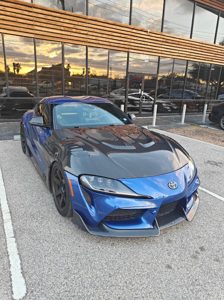 EPR Carbon Fiber Hood Bonnet LB Style for Toyota Supra A90 A91 2020 2021 2022 - Performance SpeedShop