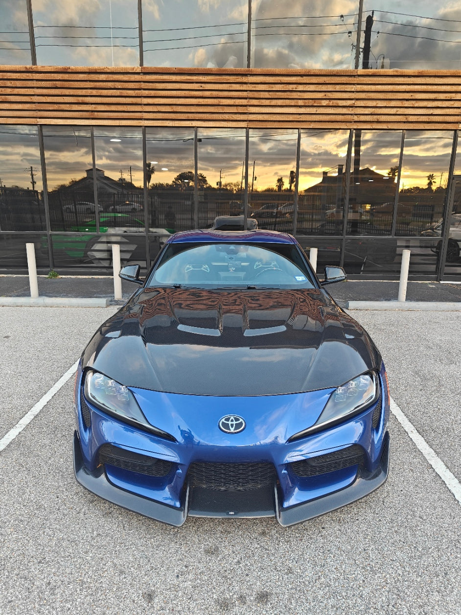 EPR Carbon Fiber Hood Bonnet LB Style for Toyota Supra A90 A91 2020 2021 2022 - Performance SpeedShop